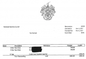 Mar-a-Lago Receipt
